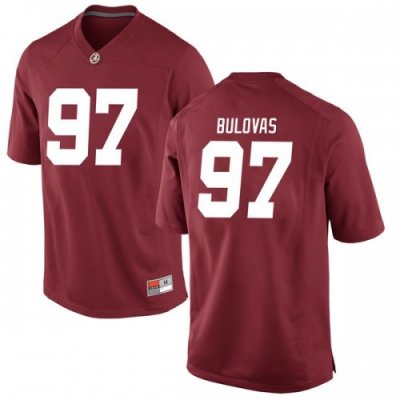 Youth Alabama Crimson Tide #97 Joseph Bulovas Crimson Game NCAA College Football Jersey 2403UCGW8